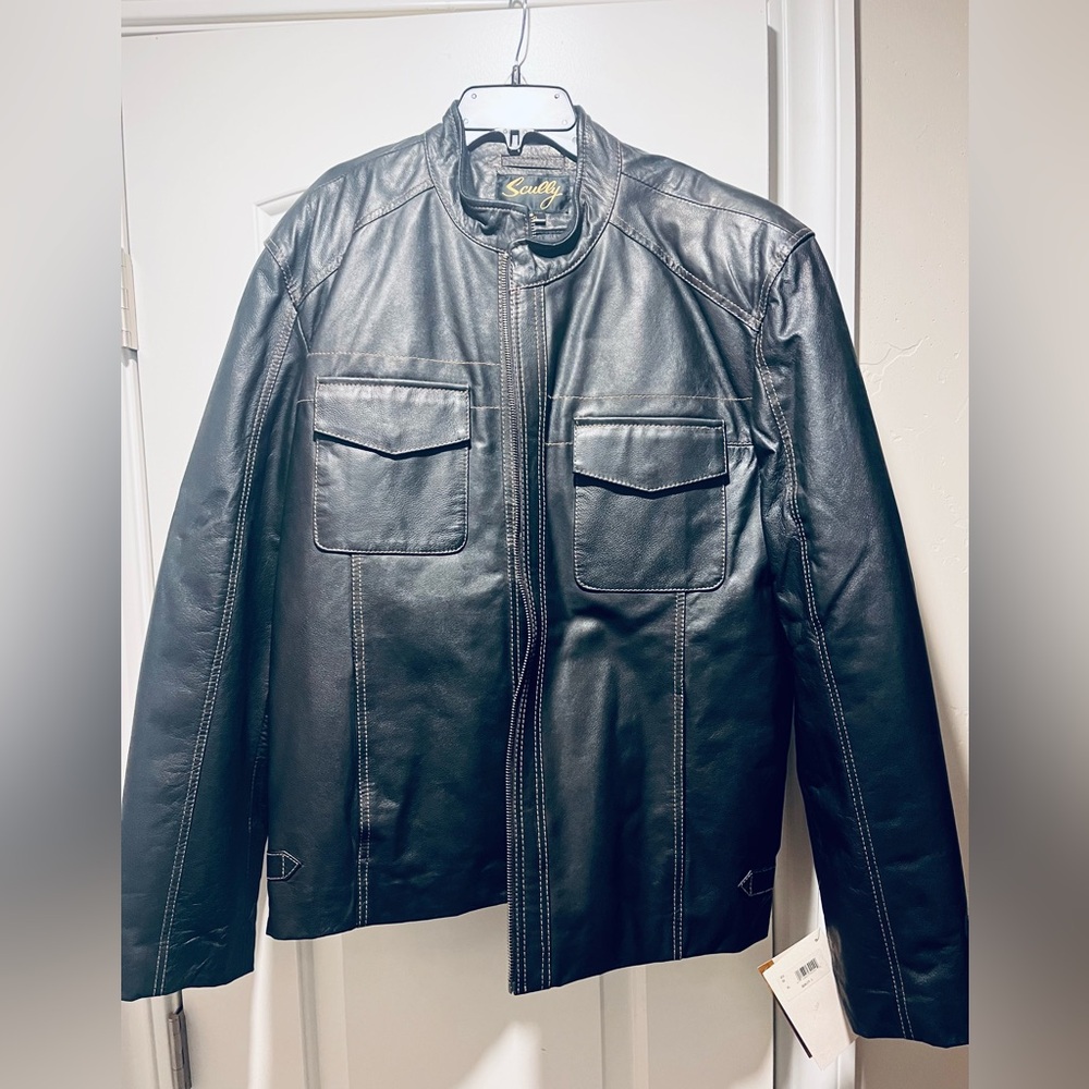 Scully Men’s Leather Jacket NWT XL